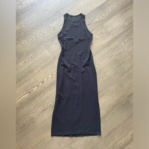 EUC Black Lululemon Get Going Racerback Tank Dress (nulu) Sz 6